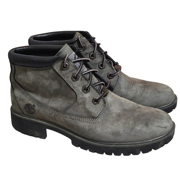 Timberland PRO Shoes - Timberland Olive Green Nellie Waterproof Chukka Lace Up Boots Women's  7.5 M